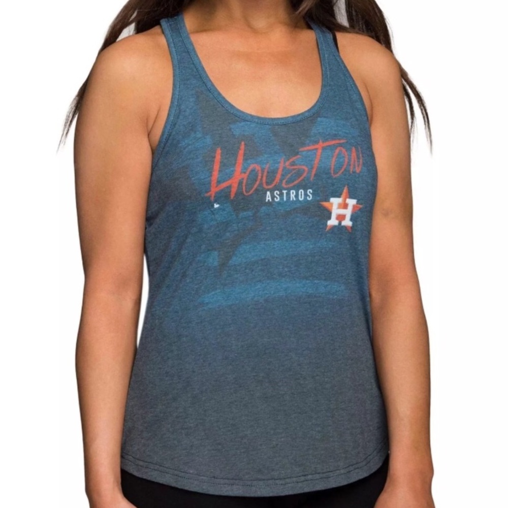 NWT Houston Astros Tank Heathered Navy XL NWT Licensed